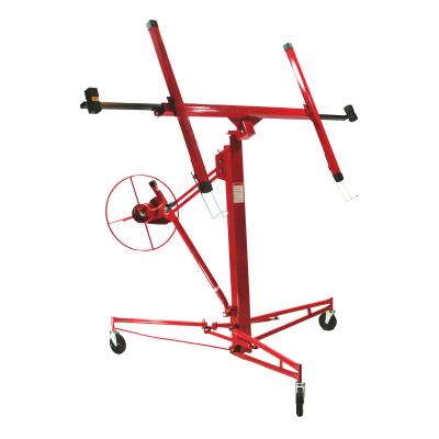 China Building Material Stores Hand Hoisting Machine Drywall Tool Plasterboard Lifter Gypsum Board Lift 11' Drywall Panel Crane for sale