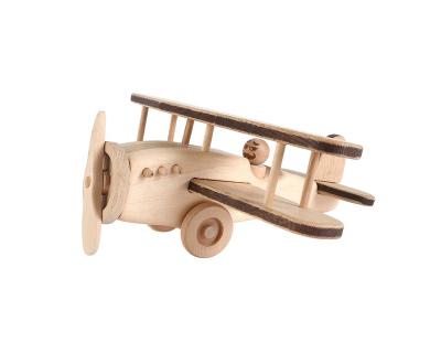 China Eco-Friendly Handmade Baby Kids Gift Wooden Toy Small Airplane Wooden Children Toy for sale