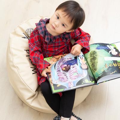 China Kids Play Mat Customized Single Bean Bag Chair For Kids Vegan Leather Living Room Sofa for sale