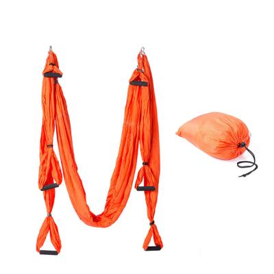 China Parachute Cloth Home Workout Gym Equipment Anti-Gravity Aerial Yoga Swing Hammock Kit For Decompression for sale