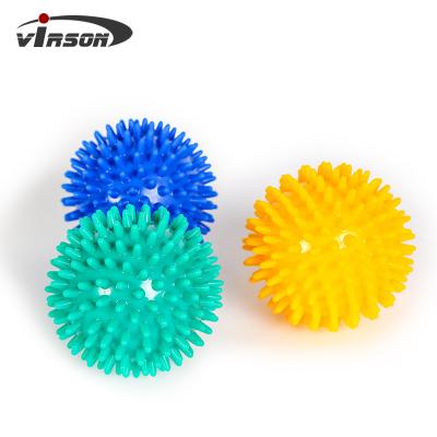 China Non-Toxic Relief Exercise Muscle Bodybuilding PVC Virson Spiky Massage Ball For Body Arm Pain Relaxation for sale