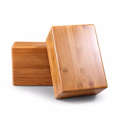 China Wholesale Bamboo fitness body building yoga eco-friendly natural bamboo wooden block for sale