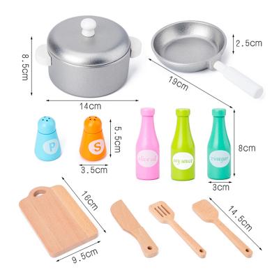 China Kitchen Toys Set New Wholesale Kids Pretend Play Sets Colorful Wooden Kitchen Toys Interactive Early Learning Toys For Kid Child Toys Online for sale