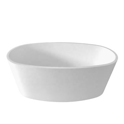 China PG Bathtubs Eco-friendly Artificial Freestanding Oval Stone Bathtubs Solid Surface Tub Shape Freestanding Tub for sale