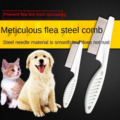 China Good Plastic Flea Comb Dog Tooth Comb Flea Removal Comb Pet Comb Hook Lice for sale