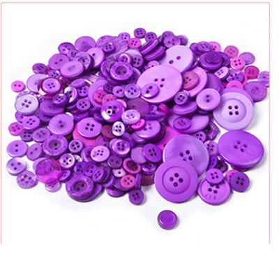 China Mixed Color Gradient Button Viable Button Children's Kindergarten Activity Diy Materials 150pcs/bag for sale