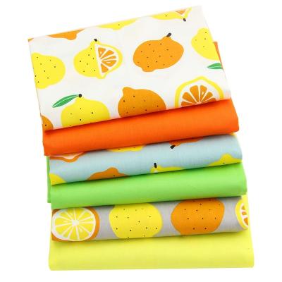 China breathable & Eco-friendly Baby Patchwork Infant Bedding Fabric Cotton Design Fruit Color Tecidos Cloth Quilting Sewing Fabric for sale