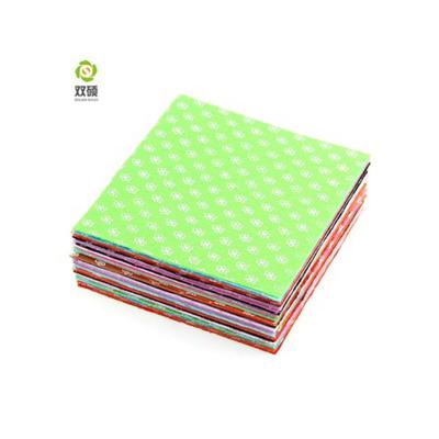 China 10pc/lot 30*30cm Viable Felt Nonwoven Fabric Polyester Fabric Sewing Cloth DIY Toys Dolls Handmade Crafts for sale