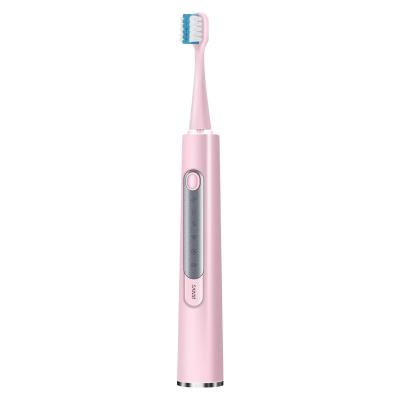 China Used for 60 days as fully charged by 4-7 hours. Wireless Rechargeable H8 Pink Smart Electric Toothbrush For Adult Use for sale