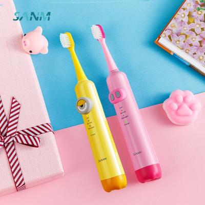 China Direct Charging By DC 5V Magnetic Hot Selling Electric Toothbrush Rechargeable Cartoon Kids Waterproof Smart Toothbrushes (USB Connector) For Kids for sale