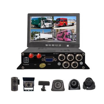 China Factory sale HGV+ DVR 4Ch Car Security System, 8Ch 4G MDVR DVR 1080P Mobile Car Recorder 147mm x 144mm x 34mm for sale