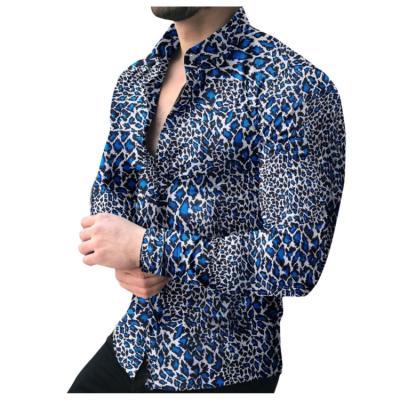 China Wholesale Anti-pilling Pocket Plain Color Mens Butterfly Print Tight Long Sleeve Shirt for sale