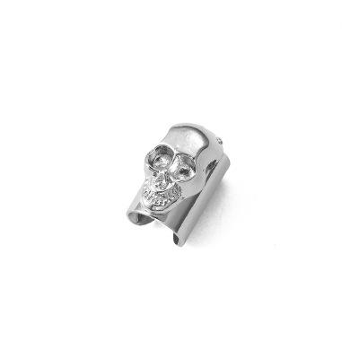 China Trendy Fashion Punk Skull Ear Clip Earrings For Men And Women for sale