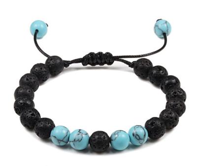 China Vintage Tiger Stone Beads Bracelet Adjustable Slap Bracelets For Men Women for sale