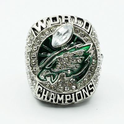 China CLASSIC Green Eagles Ring Crystal Championship Ring for Men for sale