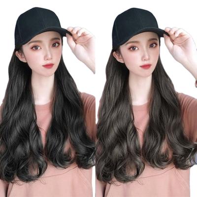 China Fashion Exotic Curly Women's Long Headwear Women's Wig Cap Full Wave Fashionable All-in-one Large Cap Wigs for sale