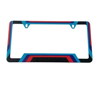 China Manufacturing License Plate Plates High Quality Stainless License Plate Holder USA Class ABS Plastic License Plate Cover Custom Logo License Plate Frame for sale