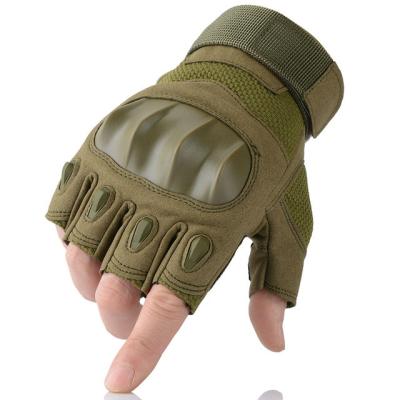 China Durable Military Tactical Leather Mittens Army PU Gloves Shell Touch Screen Airsoft Paintball Rubber Bicycle Hunting Increasing Men Gloves for sale