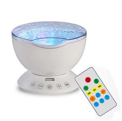 China Contemporary Surf Projector Led Night Lamp Music Player USB Remote Control Starry Projection Sky Life Bedroom Party Decor Kids Gifts for sale