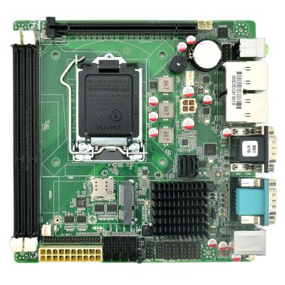 China Industrial generation H81 10*COM, 16*USB, 2*LAN, 1*PCIe X16 mini-itx control InteI 4 industrial motherboards for sale