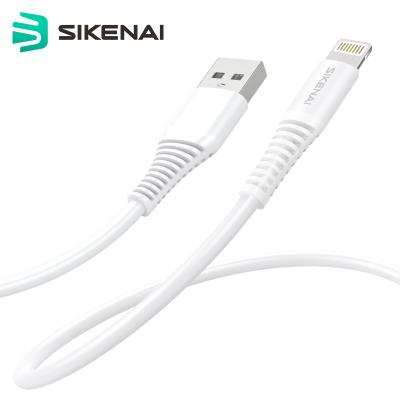 China SIKENAI Best Selling Anti Frozen Data Cable Fast Charging For Iphone Data Cable Sync Phone Charger Cable for sale