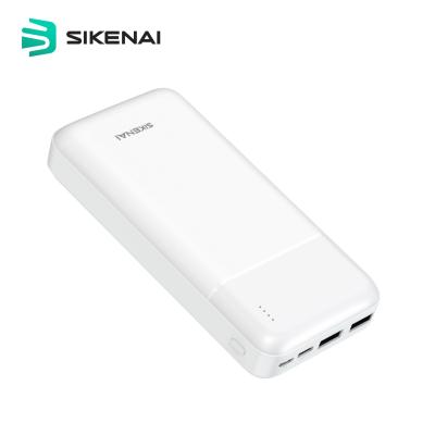 China Sikenai Fast Charging Support Best High Capacity PowerBank 20000mah High Capacity Power Bank Portable Charger for sale