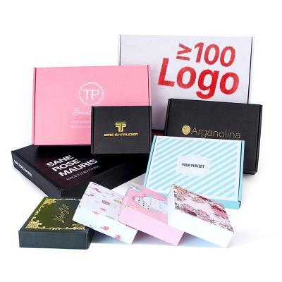 China Scatola Recyclable Custom Mail Packaging Paper Printing Luxury Caja Mailer Shoe With Logo Boxes High Quality Colored Mailer for sale