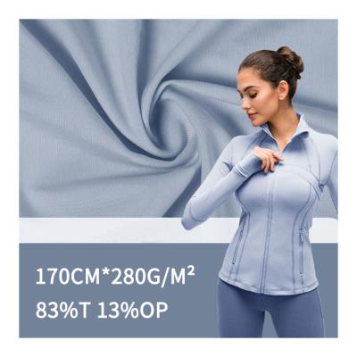 China 13% Spandex Knitted Eco-Friendly Stretch Fit 87% Spandex Breathable Nylon Yoga Wear Fabric for sale