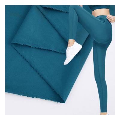 China Stretch 81% 19% Nylon Spandex Double Sided Nylon High Elastic Sports Apparel Yoga Pants Fabric for sale