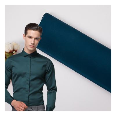 China 100% Cotton Printed Linen Shirt Fabric For Shirts Breathable Soft Satin Mens Twill 130g for sale