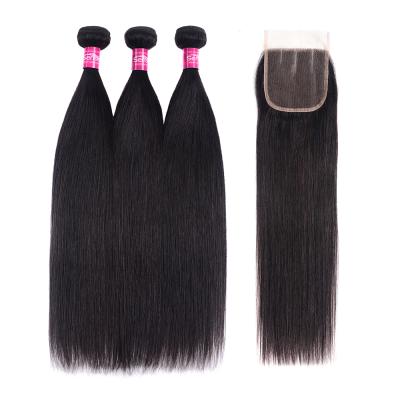 China Barely SENSE 100% Unprocessed Virgin Hair Soft Smooth Thick Shedding Brazilian Bundles,Natural Black Coolor Remy Brazilian Hair Extensions for sale