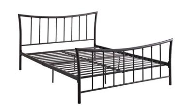 China Adult Twin Solid Full Size Metal Beds , School Natural Wrought Iron Beds for sale