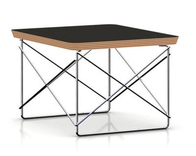 China Square Ash Wood Coffee Tables Modern Replica With Steel Wire Base for sale