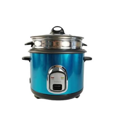 China Outdoor High Quality Steel Rice Cooker With Pot Non-Stick Inner Stainless Steel Electric Rice Cooker for sale