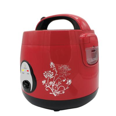 China Outdoor Electric Kitchen Appliances Automatic Luxury Electric Rice Cooker With Red Printing Flowers for sale