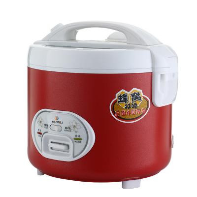 China Hotel factory wholesale 1.8L 700W red electric rice cooker for home for sale