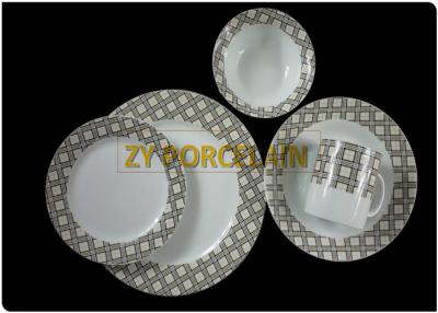 China Garden Harvest 16 Piece Dining Ware Set , Stackable Full Dinner Set OEM / ODM Available for sale