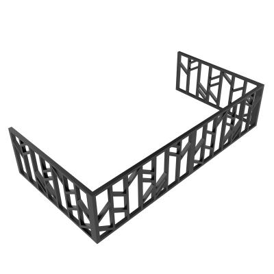 China Aluminum Railing Easily Assembled Eco - Friendly Easy To Assembly Modern Metal Balusters for sale