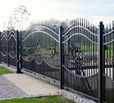 China Beautiful, easily assembled metal fence for the garden for sale