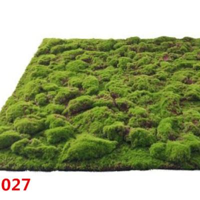 China Minimalist 100cm*100cm Artificial Grass Square Flat Moss Mat Synthetic Grass for sale