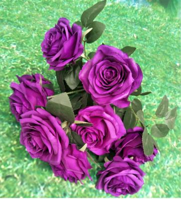 China Home.Restaurant.Bar.Hotel.Wedding Artificial Silk Real Touch Rose Flower For Arrange Flower Bouquet Wedding Floral Decoration for sale