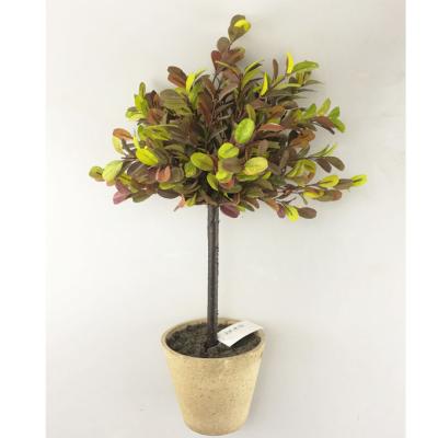 China Boxwood Home Tree Artificial Silk Home Decoration Living Room Plant Indoor Home Tree for sale