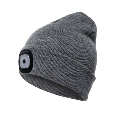 China Wholesale COMMON Style LED Hat Fashion Knitted Beanie Hat Unisex For Winter for sale