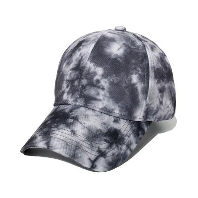 China JOINT Customized Baseball Cap Fashion Colorful Tie Dye Polyester Summer Hats For Adult for sale