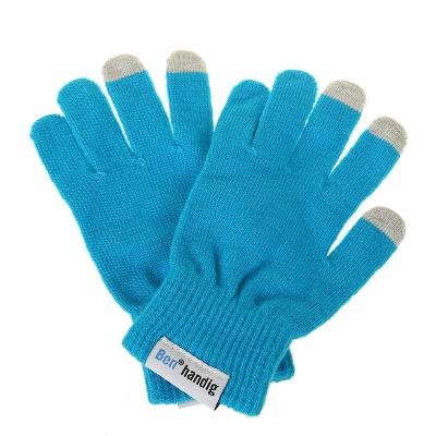 China Plain Winter Gloves Hand Warm Sport Custom Touch Screen Plain Gloves For Adults for sale