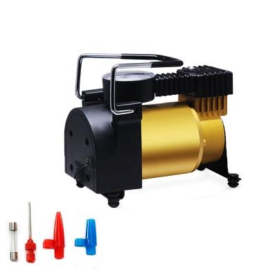 China Metal DC 12volt Super Single Cylinder Portable Car Tire Air Compressors for sale