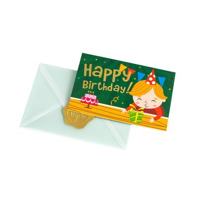 China Hot Sales Europe Child Christmas Birthday Greeting Card for sale