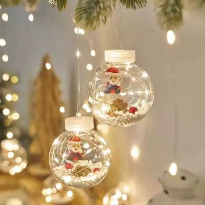 China Modern Simple Christmas Decoration LED Curtain Light Led Wishing Ball Curtain String Lights Christmas Tree Lights for sale