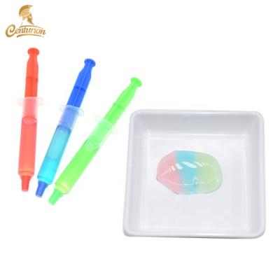 China Cartoon Syringe Shaped Candy And Sour Fruit Flavor Liquid Candy CT701-B for sale