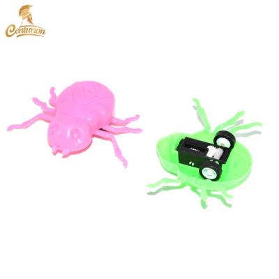 China Pastic Insect Shaped Car Multi Color Mini Plastic Toy For Chidren for sale